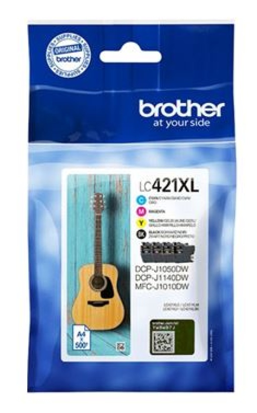 Tinteiro Brother LC421XLVALPack 4 Cores 500 Pág
