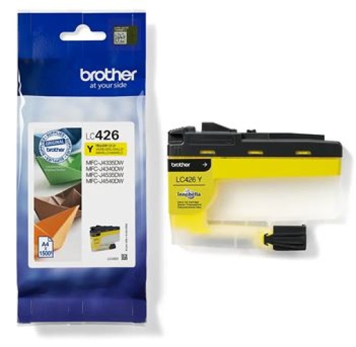 Tinteiro Brother LC426C Amarelo 1500 Pág