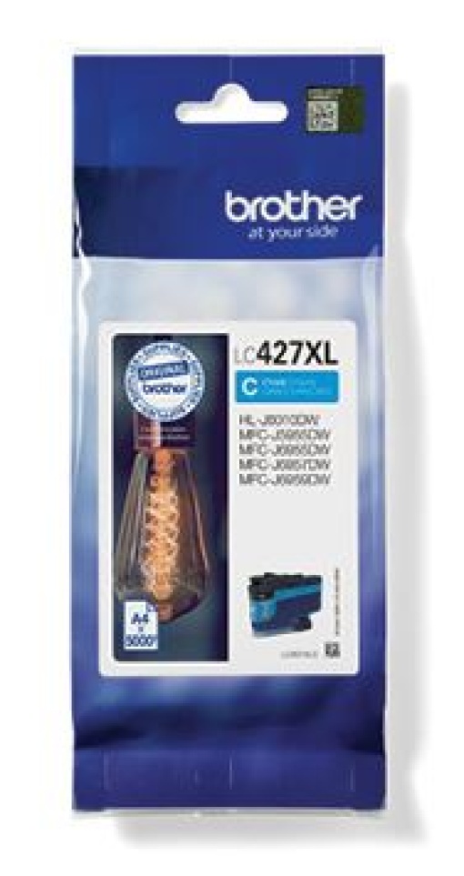 Tinteiro Brother LC427XLC Azul 5000Pág