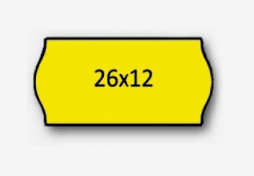 Etiqueta 26x12 AD2 Amarela FL (Redonda)