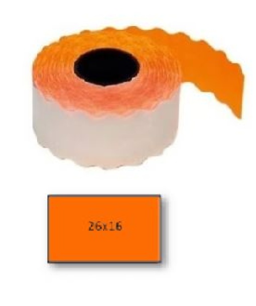 Etiqueta 26x16 AD2 Laranja FL (Rectangular)
