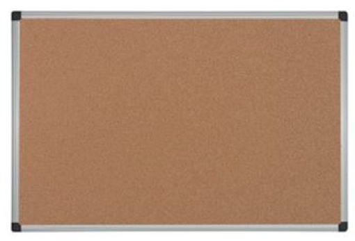 Quadro Cortiça 1200x900 Aro Aluminio Maya Value (Bi-Office)