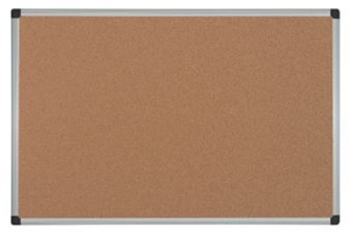 Quadro Cortiça 2000x1000 Aro Aluminio Maya Value (Bi-Office)