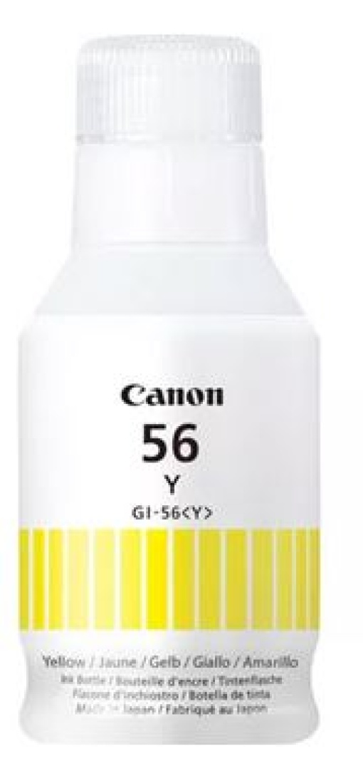 Tinteiro Canon GI-56C Amarelo 4430C001 135ml 14000 Pág