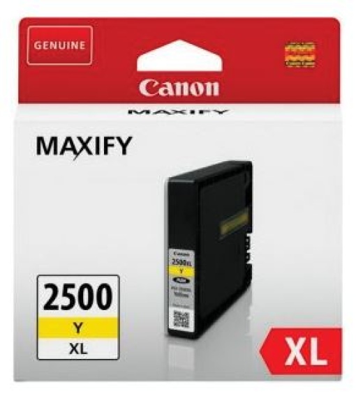 Tinteiro Canon 2500XL (9267B001) 19,3ml Amarelo 1700Pág