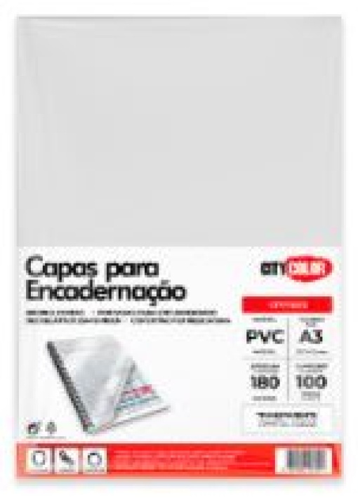 Acetato Encardenaçao Citycolor Cristal A3 180mic Emb.100un