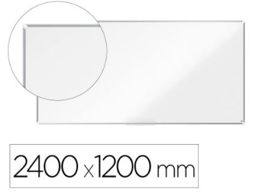 Quadro Branco 2400x1200 Porcelana Magnetica (Bi-Office)