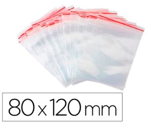 Saco Fecho Zip PE STD 80x120 Emb.100