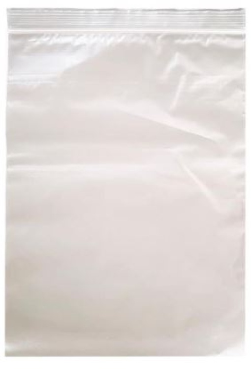 Saco Fecho Zip PE STD 180x250 Emb.100