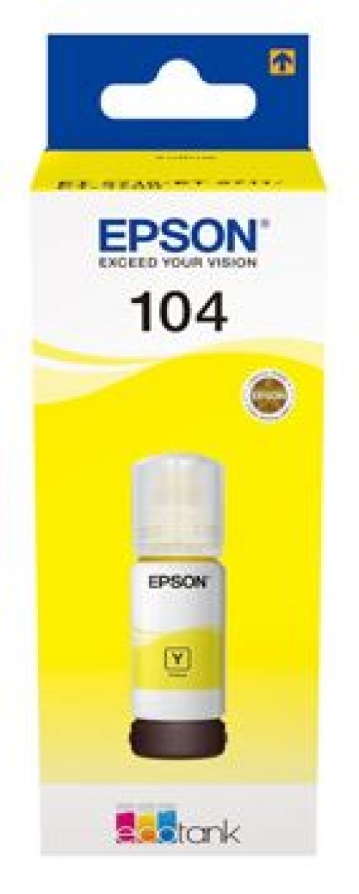 Tinteiro Epson EcoTank 104 ET2710 Amarelo
