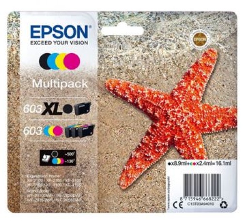 Pack Tinteiros Epson 603XL 4 Cores