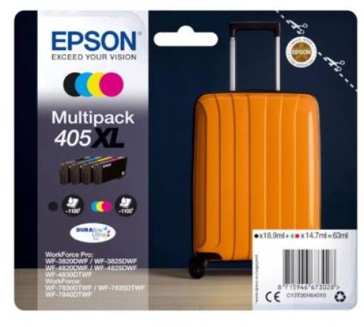 Tinteiro Epson 405XL Pack 4Cores