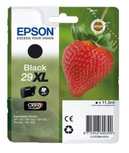 Tinteiro Epson Expression Home XP330/XP435 Nº29XL Preto 