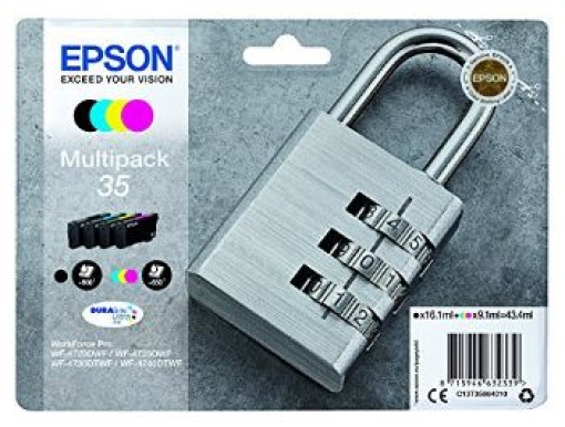 Tinteiro Epson WorkForce Pro WF4700/4720/4725 Nº35 Multipack
