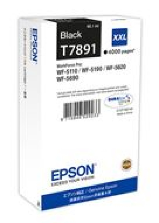 Tinteiro Epson WF5110/5190/5620/5690 Cap Extra Preto (XXL)
