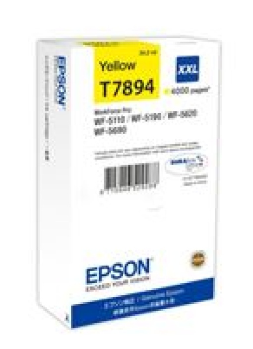 Tinteiro Epson WF5110/5190/5620/5690 Cap Extra Amarelo (XXL)