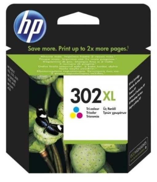 Tinteiro HP Officejet 3800/3830 (F6U67A) Nº302Xl Cor