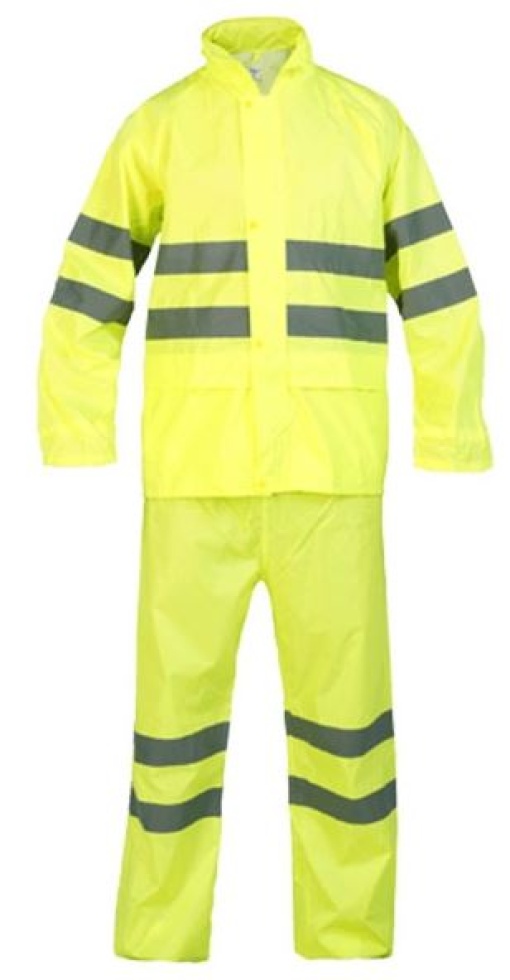 Fato Nylon Alta Visibilidade C/Bolsa Amarelo (Tipo 1700F) L
