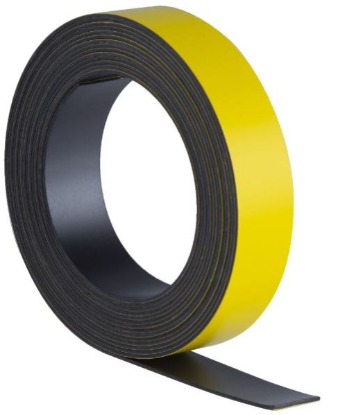 Fita Magnetica 10mmx5m Amarela (Bi-Office)