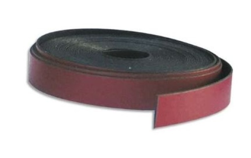 Fita Magnetica 10mmx5m Vermelha (Bi-Office)