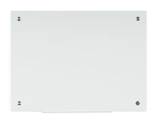 Quadro Vidro Branco Temprado 4mm Magnetico s /Arestas 2400x1200 (Lago) (Bi-Office)