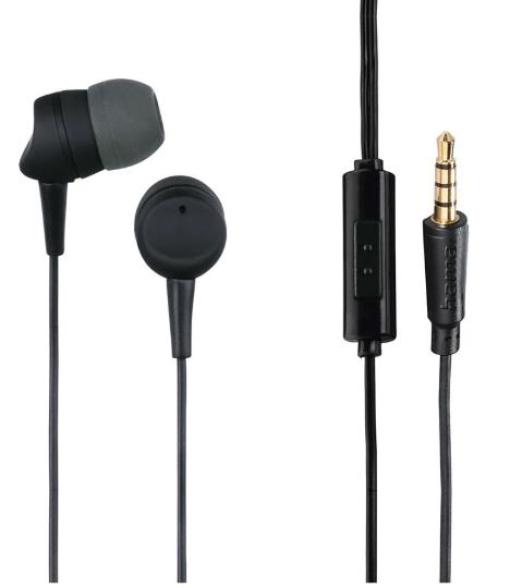 Auriculares In-Ear Jack 3.5mm Kooky Preto