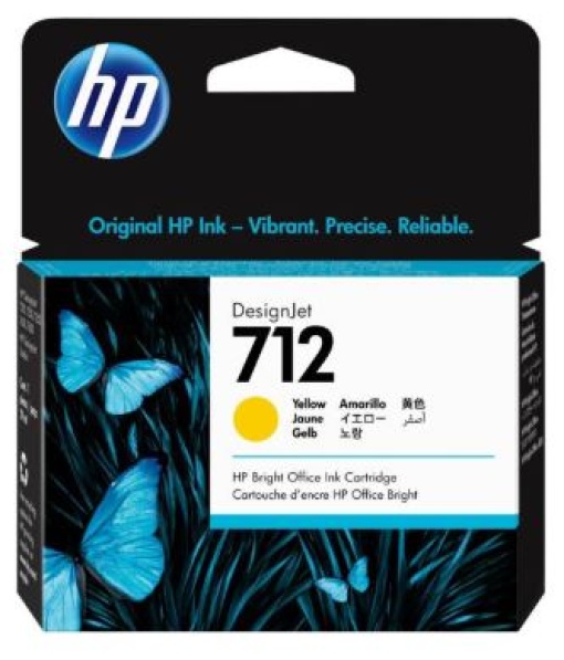 Tinteiro HP 712 Amarelo 3ED69A 29ml