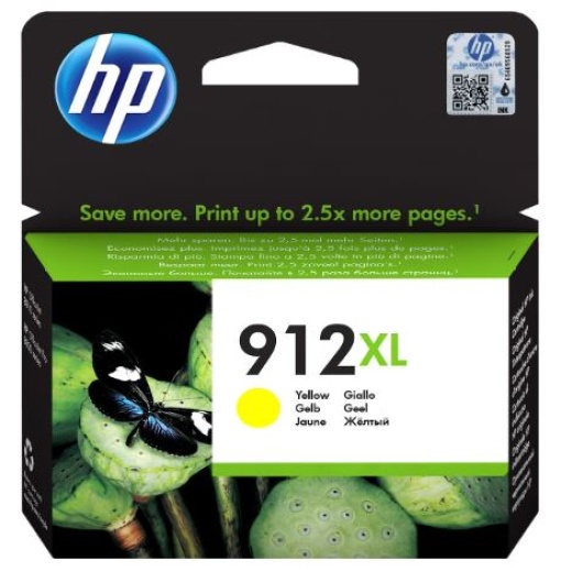 Tinteiro HP OfficeJet Pro 8020 (3YL83A) Nº 912 XL Amarelo