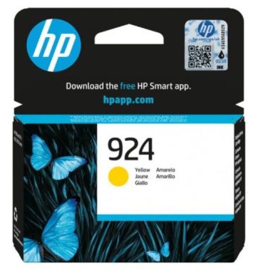 Tinteiro HP 924 Amarelo 4K0U5N 400 Pág