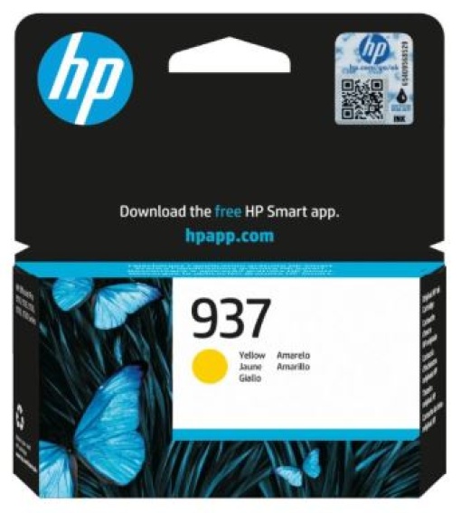 Tinteiro HP 937 Amarelo 800 Pág