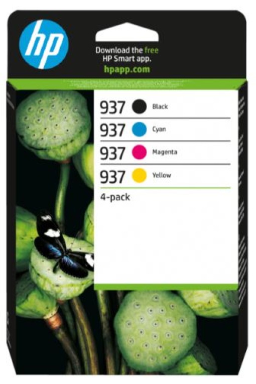 Tinteiros HP 937 Pack 4 Cores 6C400NE