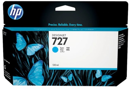 Tinteiro HP 727 Azul B3P19A 130ml