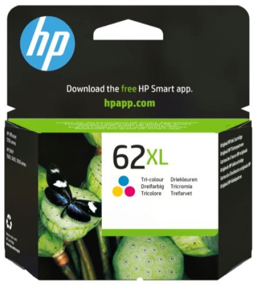 Tinteiro HP Officejet 5740 Nº62XL Cor