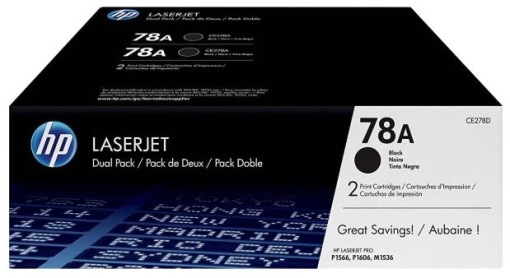 Toner HP Laserjet CE278A (Pack 2uni) 78A