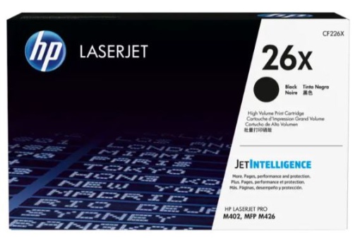 Toner HP Laserjet 26X Pro M402/M426 Alta Capacidade Preto (CF226X)