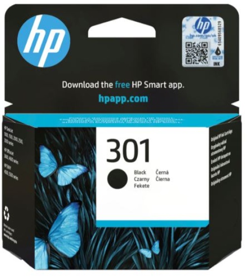 Tinteiro HP CH561EE Nº301 Preto 