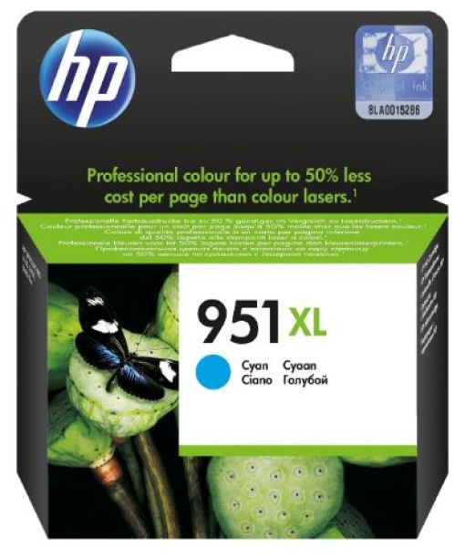 Tinteiro HP Officejet Pro 8100/8600 951XL Azul