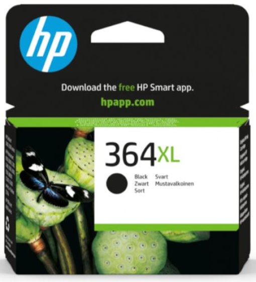 Tinteiro HP Nº 364XL Preto