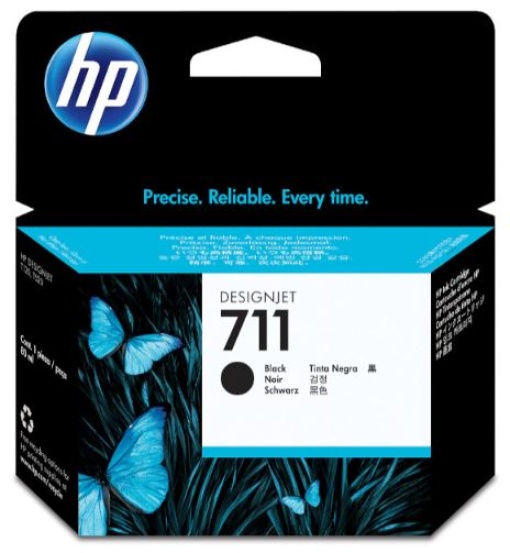 Tinteiro HP Dsignjet T120/T520 Nº 711 Preto Alta Capacidade
