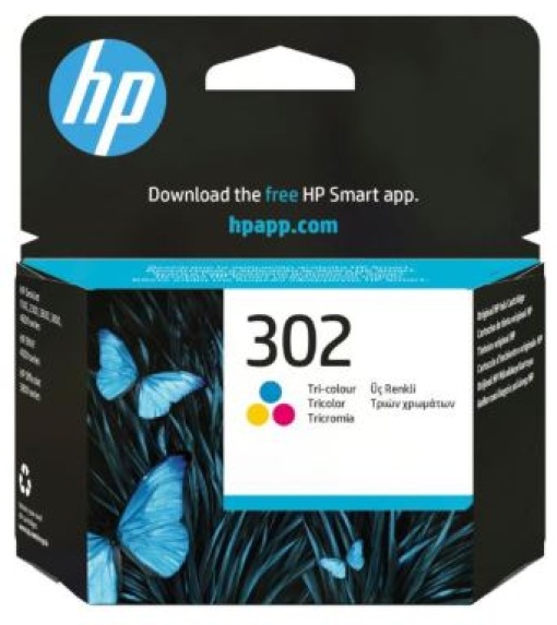 Tinteiro HP OfficeJet 3800/3830 (F6U65A) Nº302 Cor