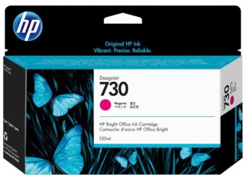 Tinteiro HP 730 Magenta P2V63A 130ml