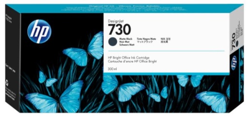 Tinteiro HP 730 DesignJet T1700 Preto Matte Alta Capacidade