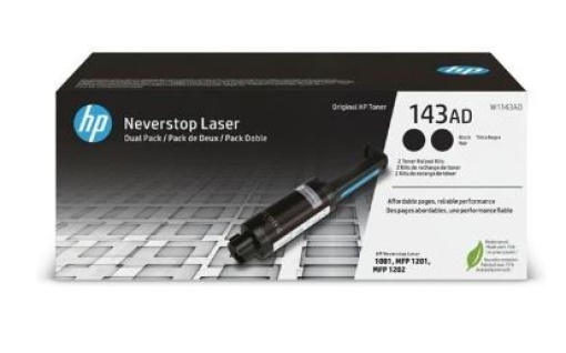 Toner HP Laser Neverstop 143A 1001NW/1201N/1202NW Pack 2