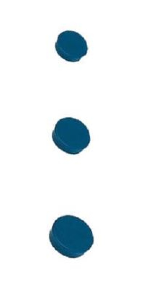 Magnetos Redondos 30mm Azul Cx.10 (Bi-Office)