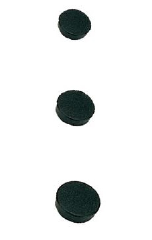 Magnetos Redondos 10mm Pretos Cx.10uni (Bi-Office)