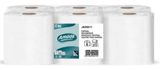 Rolo Espiral Amoos Professional 2Fls (273S) 90mt Pack 6uni
