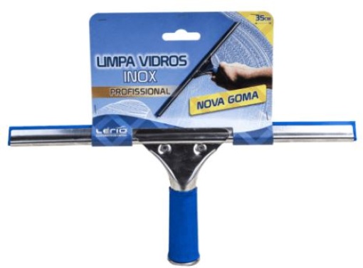 Rodo Limpa Vidros 35cm Inox