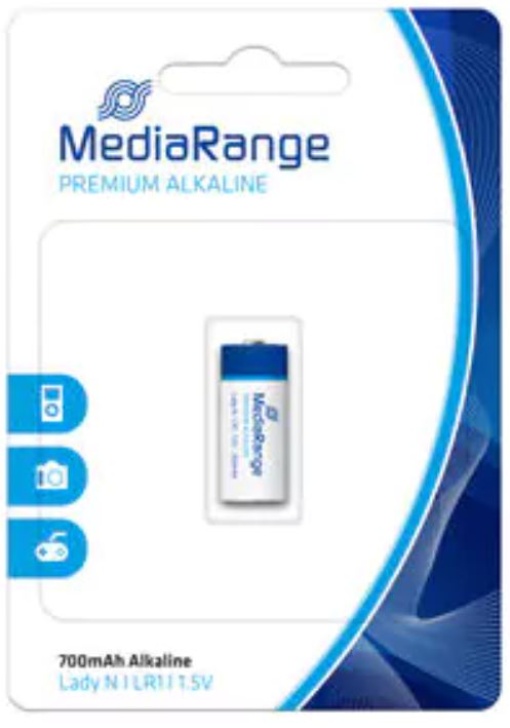 Pilha Alcalina Lady Mediarange LR1 1.5V