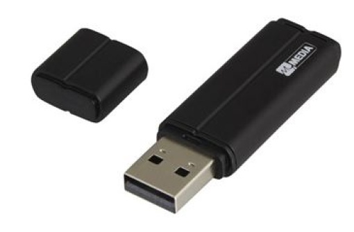 Pen Drive 16GB MYMEDIA USB 2.0 Preto