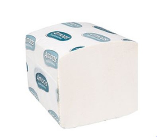 Papel Higiénico Amoos Folha a Folha 21x11cm 250x30=7500fls